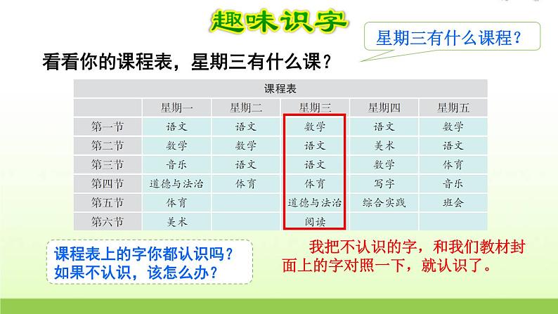 语文园地二2 秋学期小学语文一年级上册教学课件人教部编版02