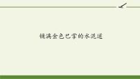 人教部编版三年级上册5 铺满金色巴掌的水泥道说课课件ppt