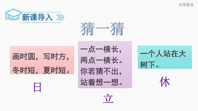 部编版一年级下册《猜字谜》PPT课件第2页