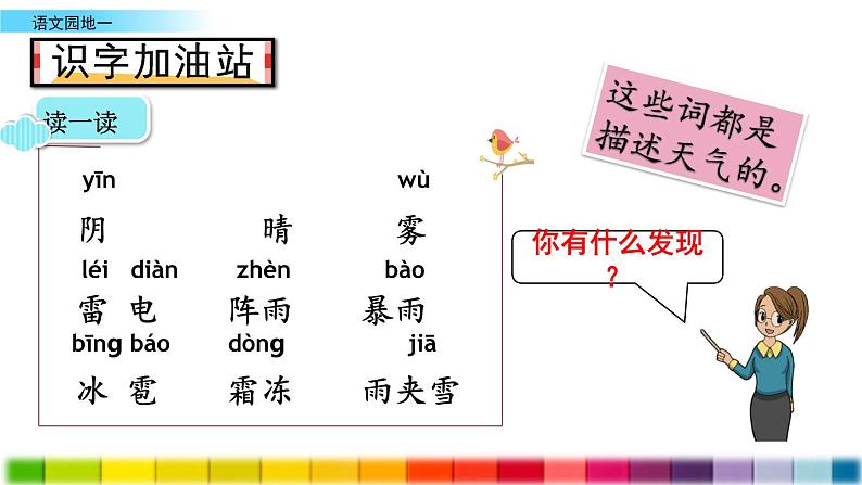 部编版一年级下册语文课件语文园地一02