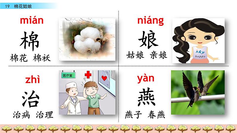 19部编版一年级下册语文课件 棉花姑娘06