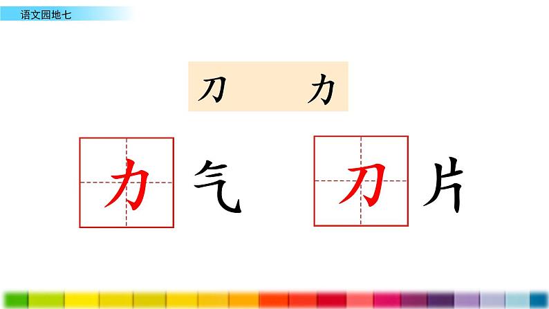 部编版一年级下册语文课件语文园地七第8页