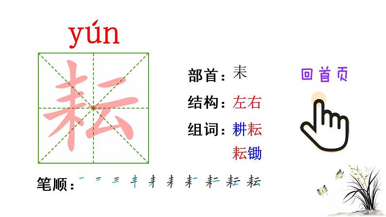 1 古诗三首（笔顺）第3页
