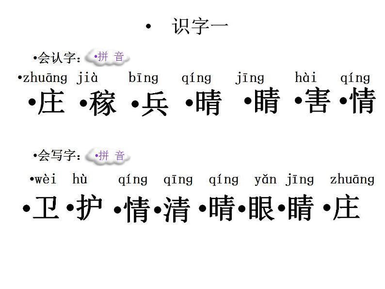 部编一年级语文下册识字3《3、小青蛙》课件PPT第8页