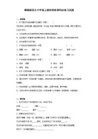 人教部编版六年级上册26 好的故事当堂达标检测题