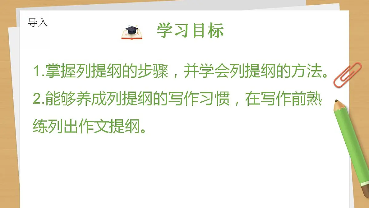 部编版（五四制）语文四年级上册 写作文如何列提纲（课件）第2页