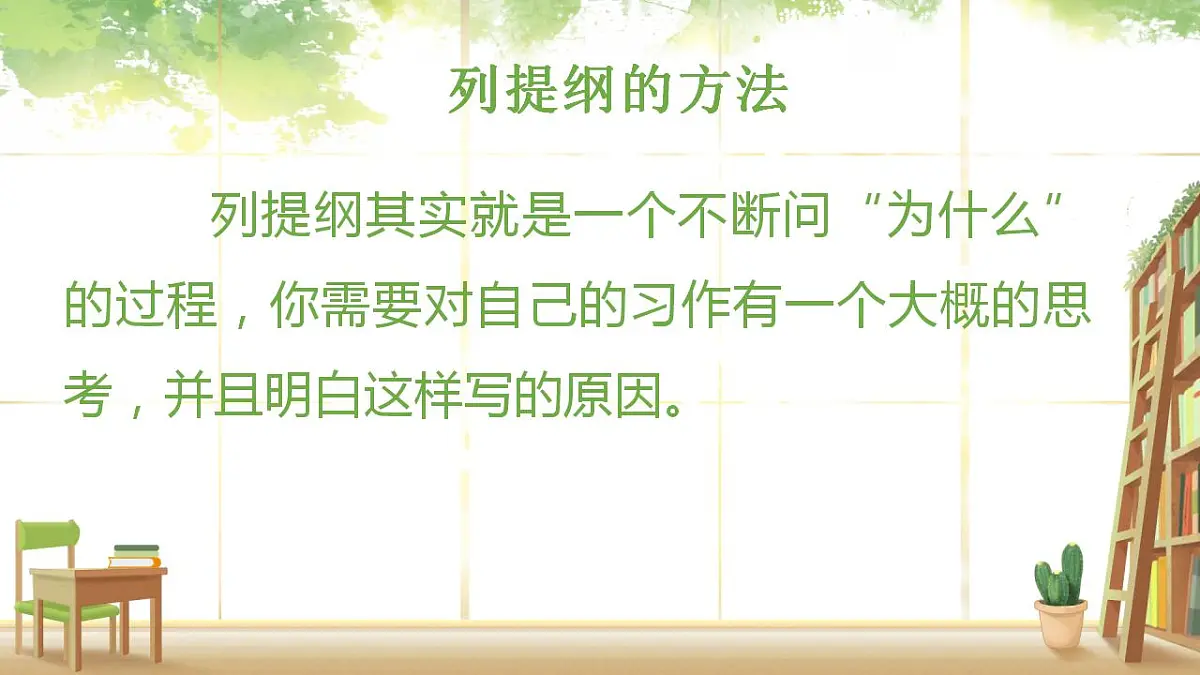 部编版（五四制）语文四年级上册 写作文如何列提纲（课件）第4页