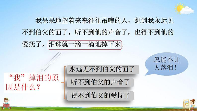 人教部编版语文六年级上册《27我的伯父鲁迅先生》教学课件第8页