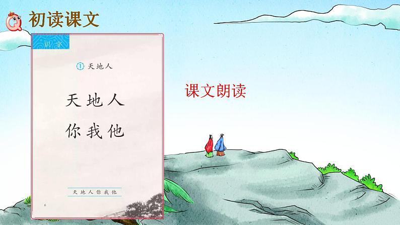 部编人教版一年级语文上册《识字1 天地人》教学课件小学公开课第2页