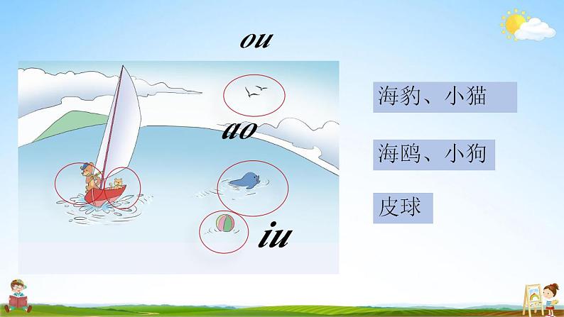 部编人教版一年级语文上册《汉语拼音10 ao ou  iu》教学课件小学公开课02