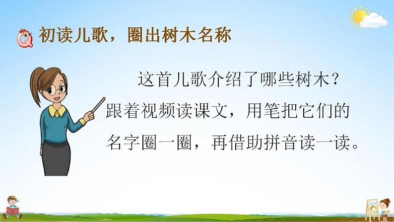 部编人教版二年级语文上册《识字2 树之歌》教学课件小学公开课第3页