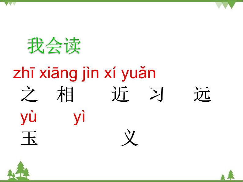 部编版语文一年级下册 识字8 人之初 课件第3页