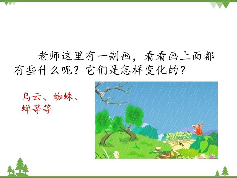 部编版语文二年级下册 16 雷雨 课件06