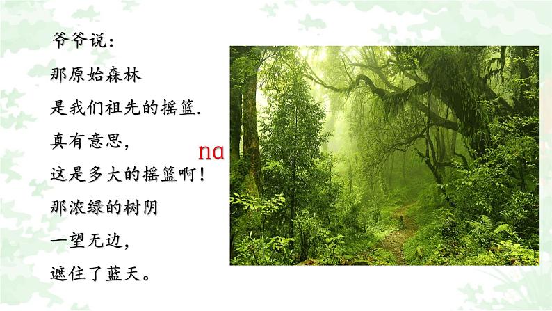 人教部编版二年级语文下册   23.《祖先的摇篮》课件、教案和课堂达标 107