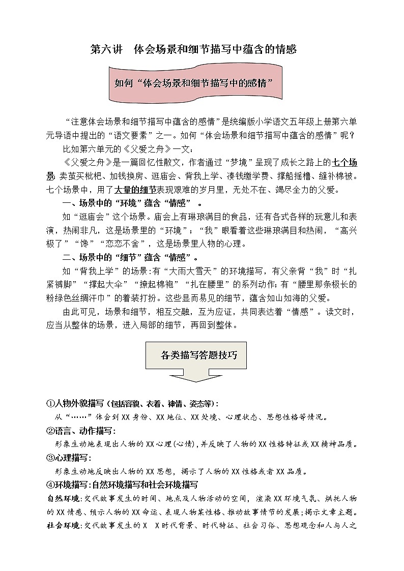 （寒暑假拔尖）五年级语文各类阅读真题名师解析连载六（含小古文、非连续性文本等）02