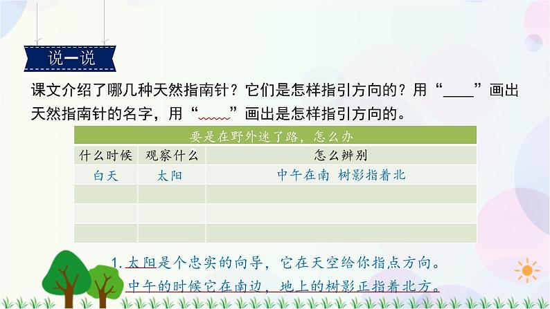 部编版（五四制）小学语文二年级下册  课文5  17　要是你在野外迷了路  课件+教案+练习07