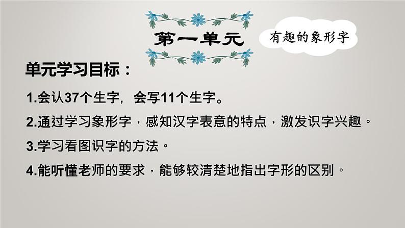 部编版小学语文一年级上册：期中复习专题 课件第2页