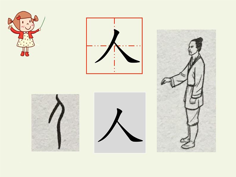 部编版语文一年级上册1 天地人 课件（13张）课件第4页