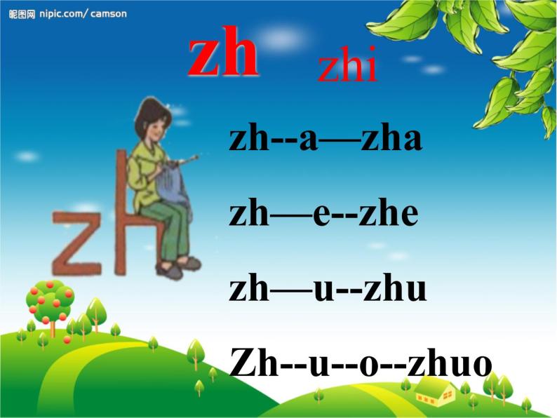 小学语文人教部编版一年级上册8 zh ch sh r课文内容课件ppt-教习网|课件下载