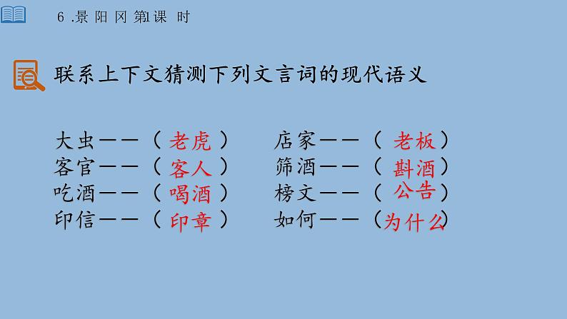 部编版五年级语文下册第二单元6景阳冈课件08