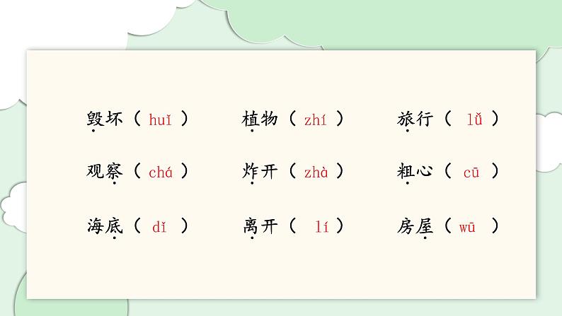 部编版语文二年级上册：第一单元 复习PPT课件04