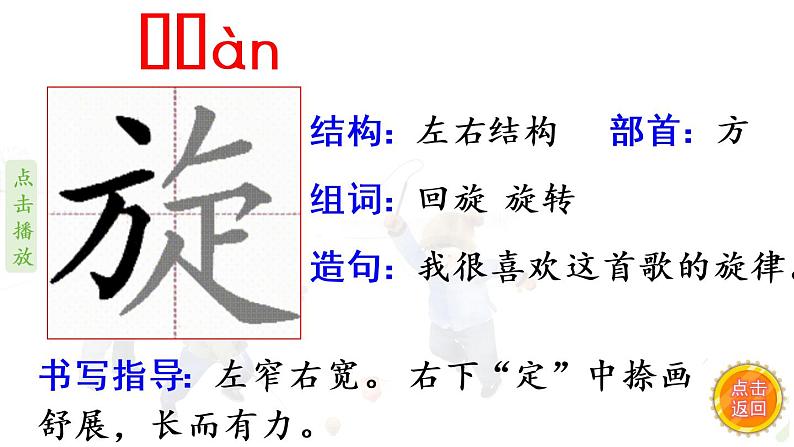 20《陀螺》   生字课件（笔顺动漫）04