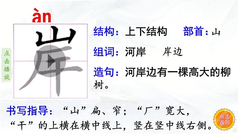 19.《雾在哪里》 生字课件（笔顺动漫）05