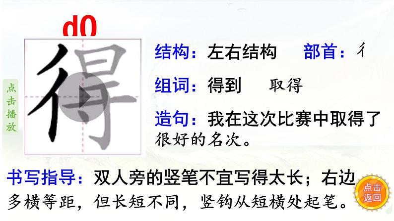 24.《风娃娃》 生字课件（笔顺动漫）第4页