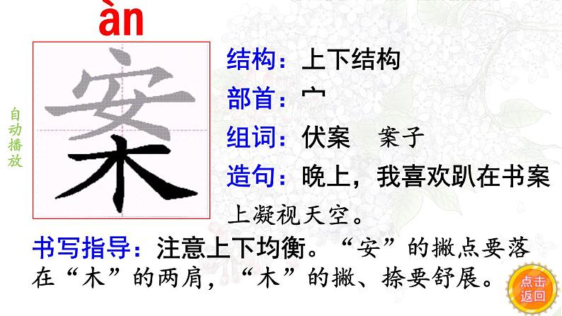 2.《丁香结 》 生字课件（笔顺动漫）06