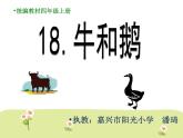 部编版四年级上册18、 牛和鹅 （精品课件）
