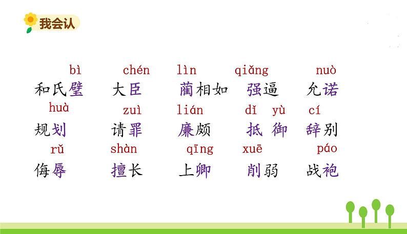 五四制五年级语文上册 第二单元 第6课将相和 PPT课件04