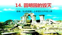 人教部编版 (五四制)五年级上册第四单元14 圆明园的毁灭说课ppt课件