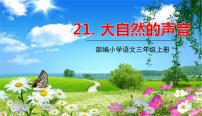 人教部编版 (五四制)21 大自然的声音教学演示ppt课件