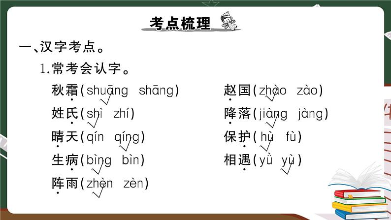 人教部编版一年级下册：第一单元期末总复习试卷+答案+ 讲解PPT02