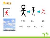 五四制一年级语文上册 第一单元 识字1天地人 PPT课件