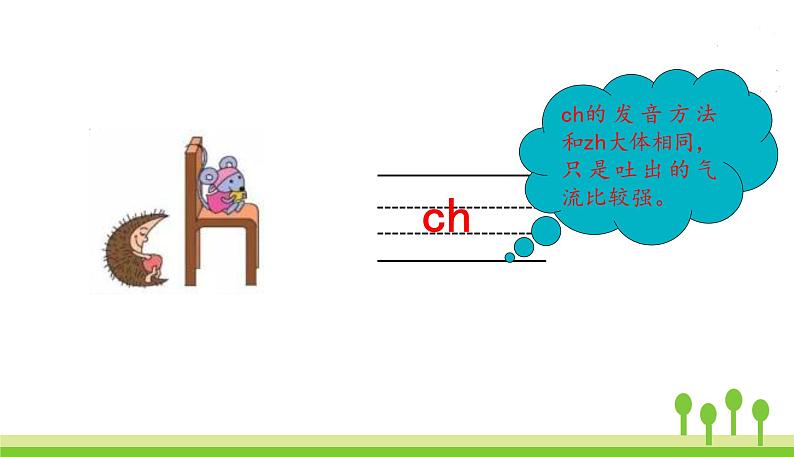 五四制一年级语文上册 第二单元 8.zh ch sh r PPT课件05
