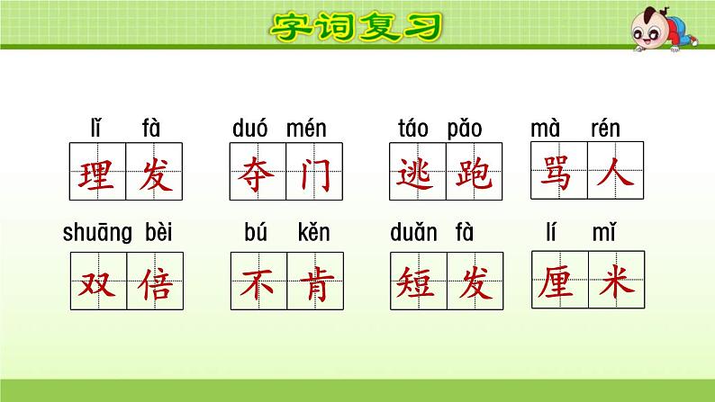 2021年部编版小学语文3年级上册第8单元期末复习课件06