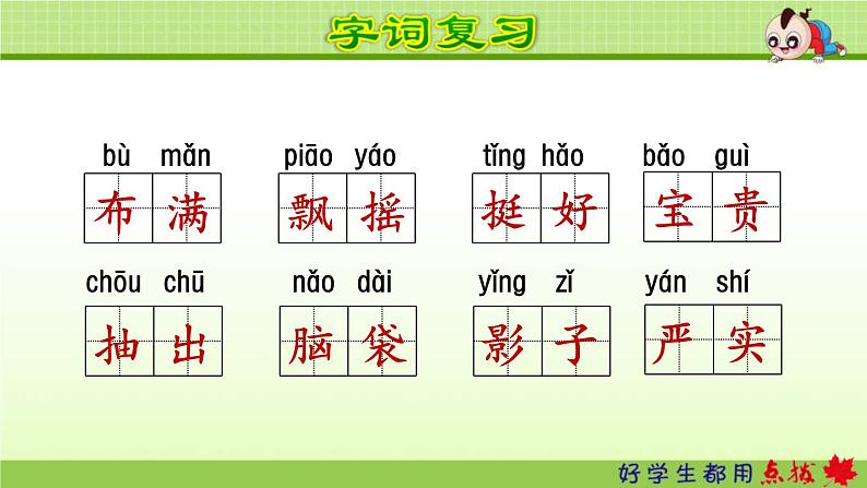 2021年部编版小学语文3年级上册第6单元期末复习课件06