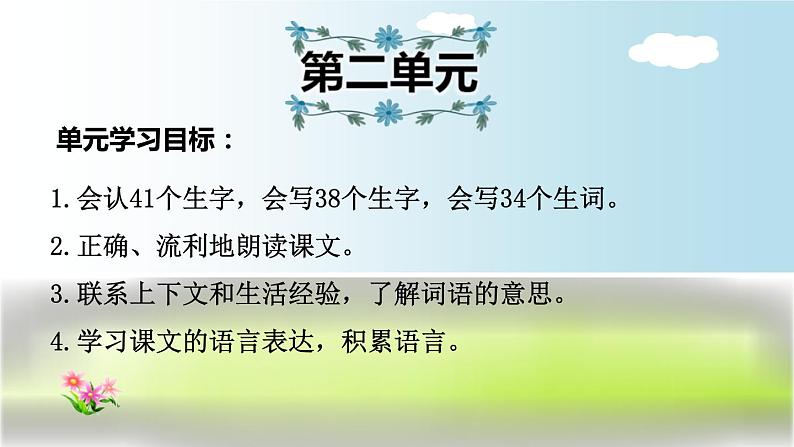 2021年部编版小学语文3年级上册第2单元期末复习课件01