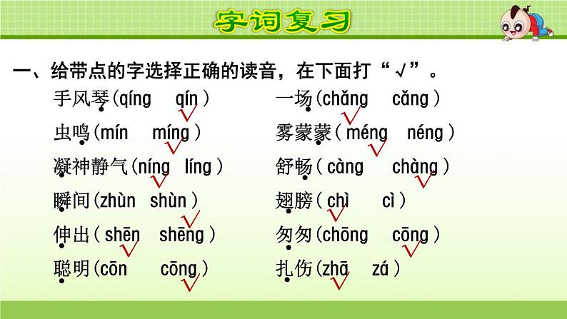 2021年部编版小学语文3年级上册第7单元期末复习课件第2页