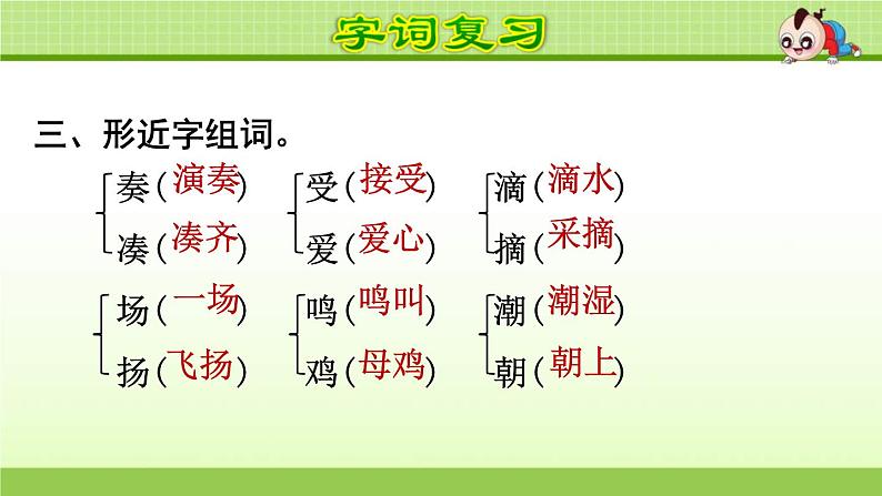 2021年部编版小学语文3年级上册第7单元期末复习课件第8页