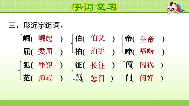 2021年部编版小学语文4年级上册第7单元期末复习课件第5页