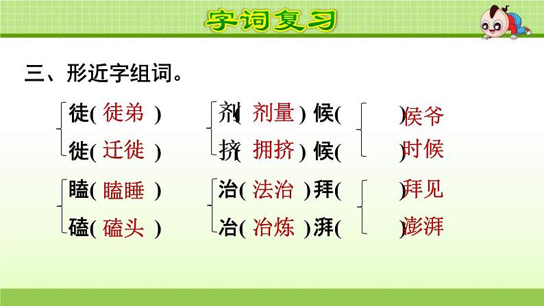 2021年部编版小学语文4年级上册第8单元期末复习课件06