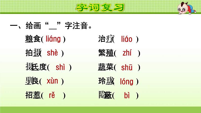 2021年部编版小学语文5年级上册第5单元期末复习课件第2页