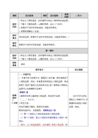 小学语文人教部编版四年级下册语文园地教案设计