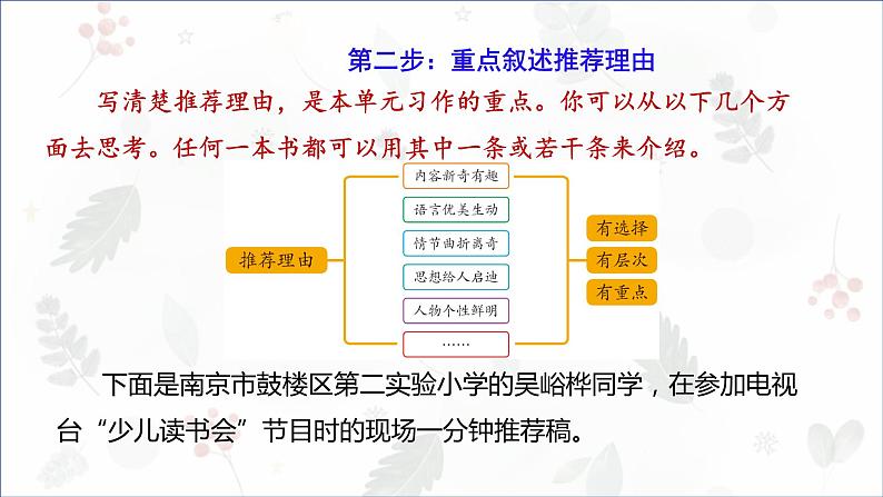 部编版小学语文五年级上册第八单元习作《推荐一本书》 课件07