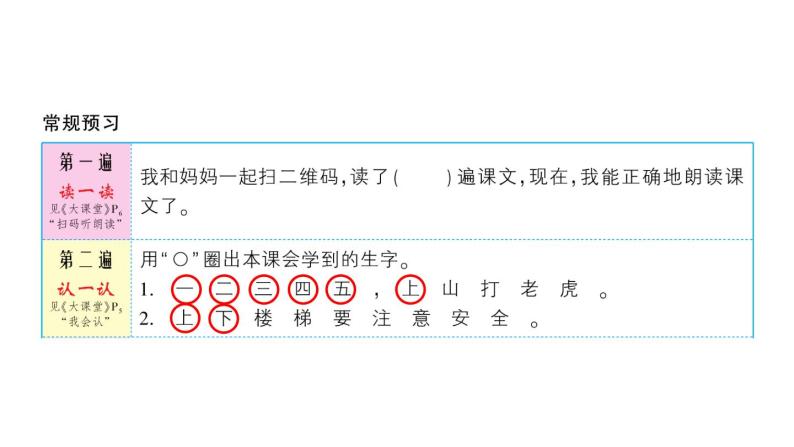 部编版 语文一年级上册复习练习课件  2 金木水火土02