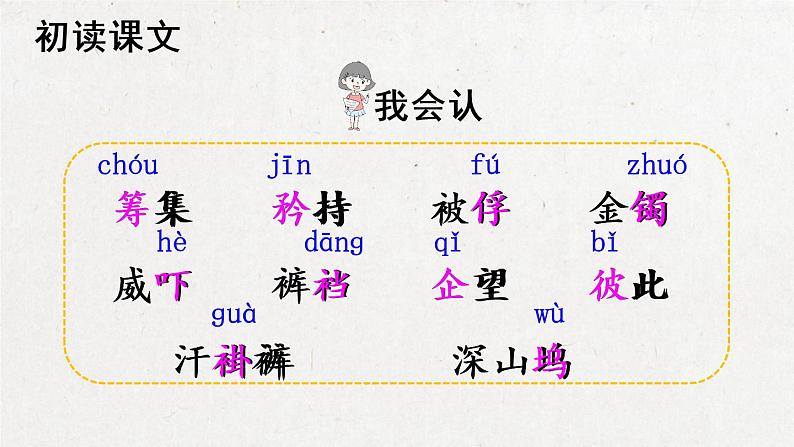 部编版 语文五年级下册 12 清贫 课件06