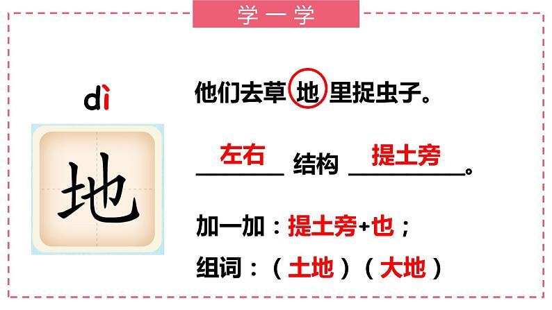 部编版语文一下《小公鸡和小鸭子》第一课时 课件PPT（送教案）08
