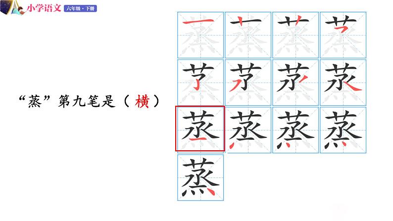 六年级下册语文授课课件 第三单元 8.匆匆 第一课时 部编版第8页